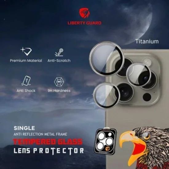 Liberty Guard Camera Lens With Installation Kit 16Pro/Promax - Titanium